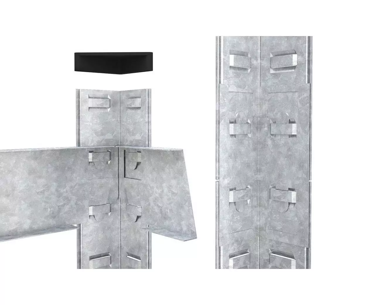 Raft metalic de depozitare Nex Budget 1600x800x400 mm – soluția ideală pentru organizare robustă [7]