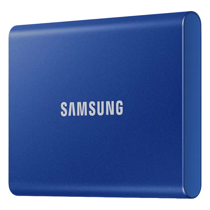 Внешний портативный SSD Samsung Portable SSD T7, 1 ТБ, Синий (MU-PC1T0H/WW) [2]