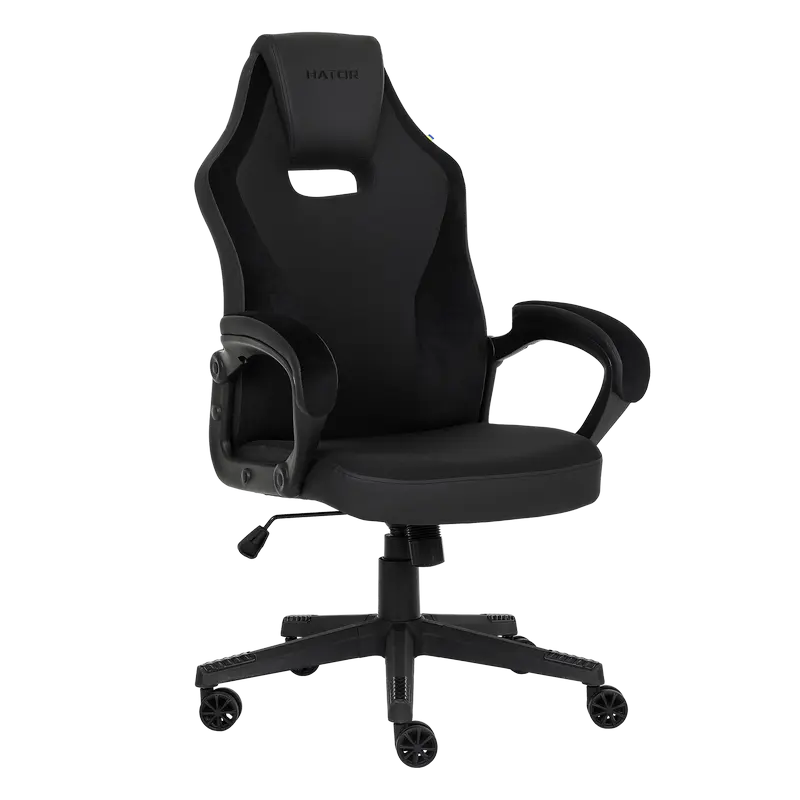 Scaun Gaming HATOR Flash, Țesătură, PU Piele, Alcantara Black [7]