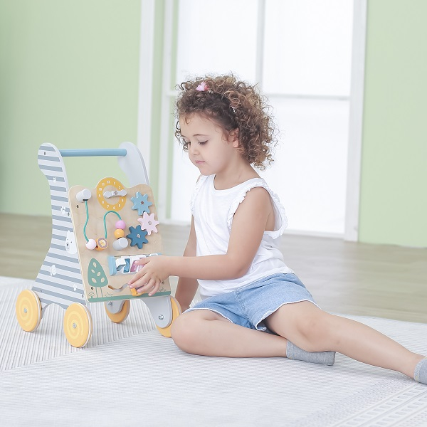 Деревянный ходунок с обучающей панелью – PolarB от Viga Toys [4]