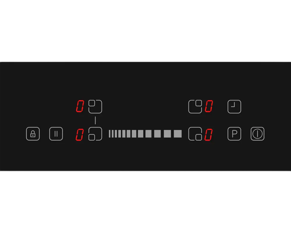 Индукционная Варочная Панель Sharp KH-6I27CS0I-EU, Черная Стеклокерамика с Функцией Объединения Конфорок (Bridge) [3]