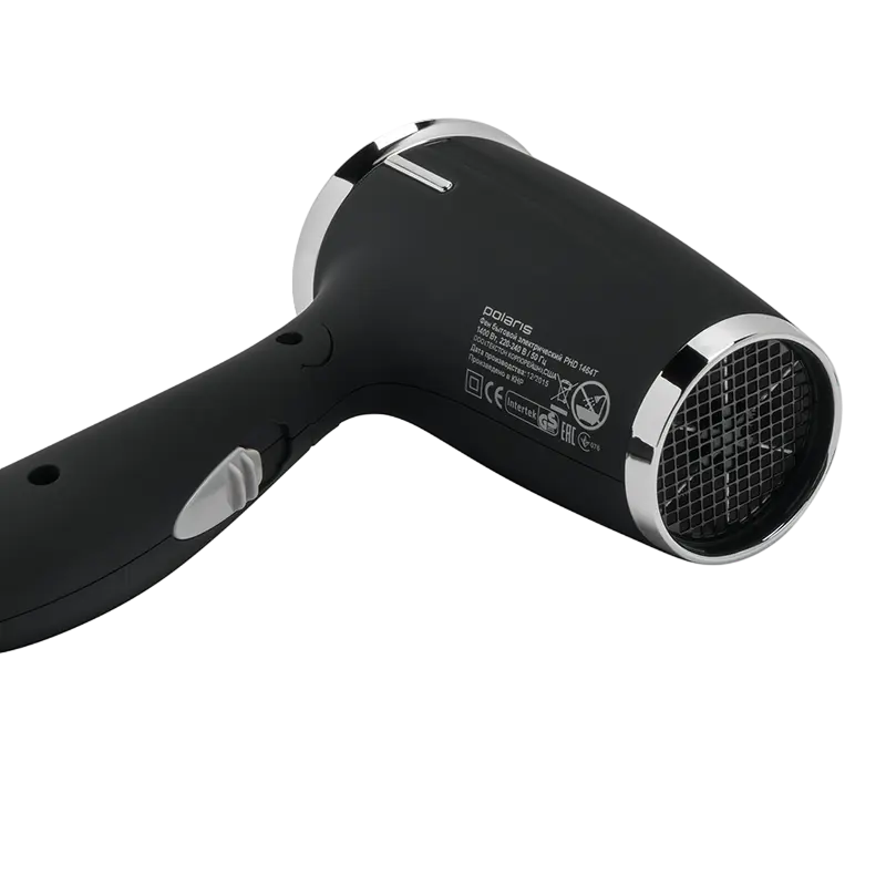 Uscător de păr compact Polaris PHD 1464T, 1400 W, Negru [2]