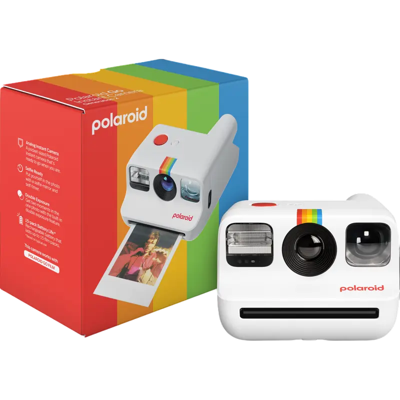 Polaroid Go Поколение 2 E-Box - Ультракомпактная Моментальная Камера (Белый) [3]