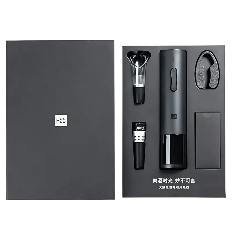 Set pentru vinuri Huohou HU0047, Negru [1]