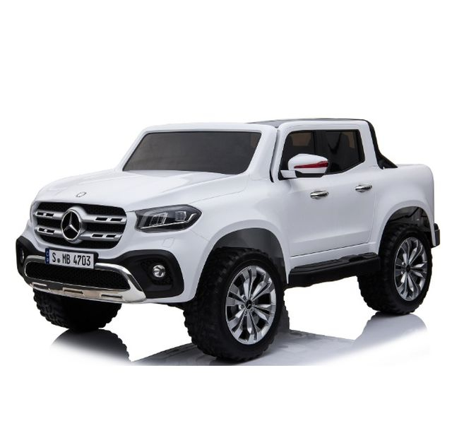 Аккумуляторная машинка Mercedes Benz MX606 – 12V10Ah, 4 мотора по 35W, кожаные сиденья, MP3, мягкие колёса EVA, пульт, до 40 кг [1]