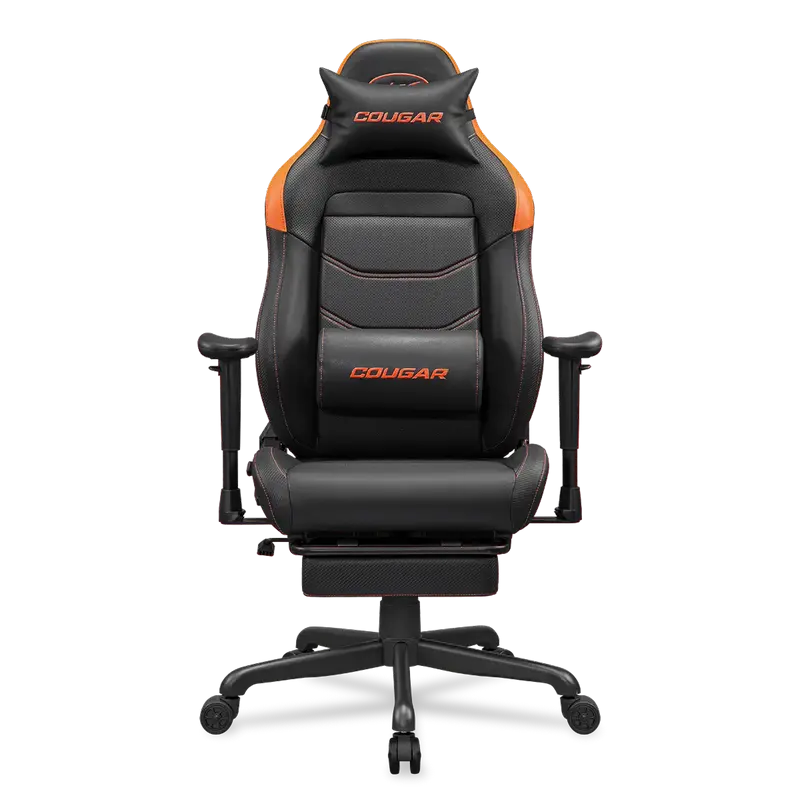 Игровое кресло Cougar Explore Neo, PVC Кожа, Черный | Оранжевый [1]