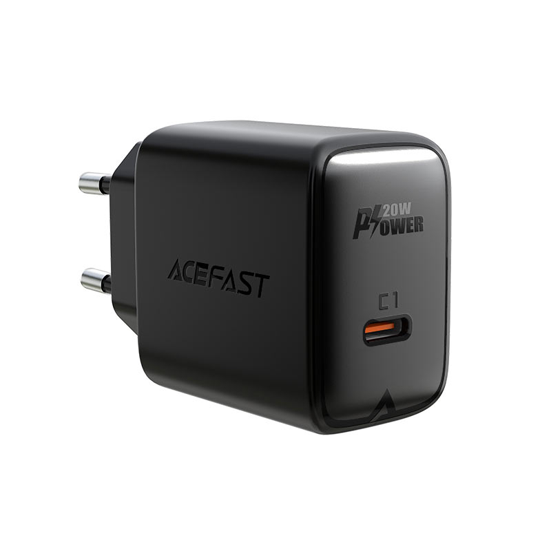 Încărcător Rapid A1 PD20W USB-C (Negru) – Putere și Siguranță în Fiecare Încărcare [1]