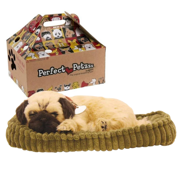 Cățeluș de pluș Mops (Pug) Perfect Petzzz care respiră [1]