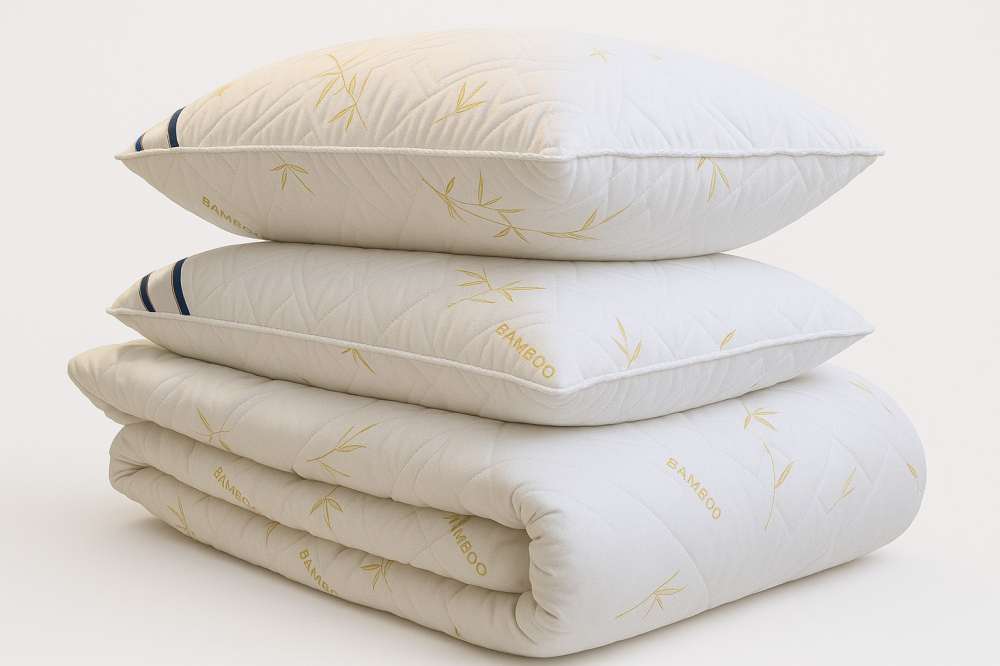 Set Plapuma + 2 perne Somnart Bamboo 200 x 220 cm [5]