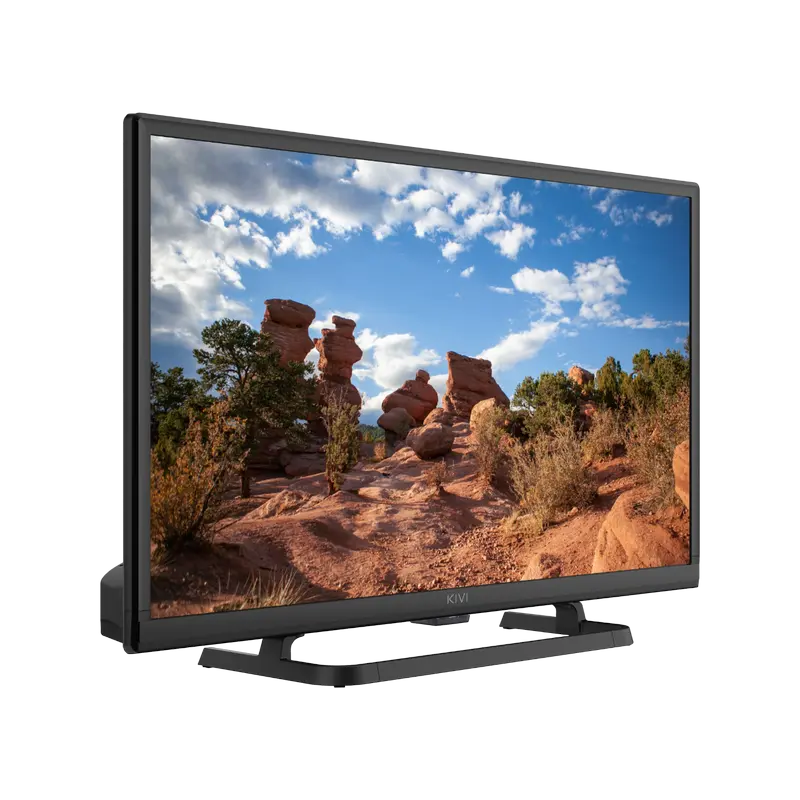 24" LED SMART TV KIVI 24H710QB, 1366x768 HD, Google TV, Чёрный [4]