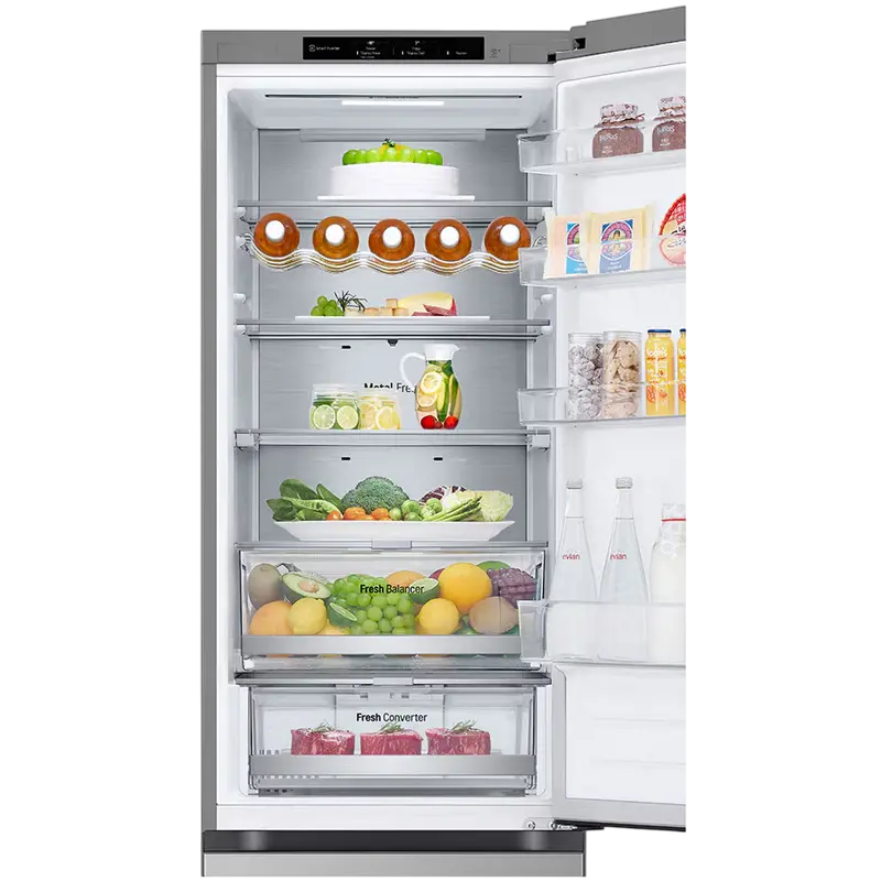 Холодильник LG GBV7280BPY, Нержавеющая сталь [3]