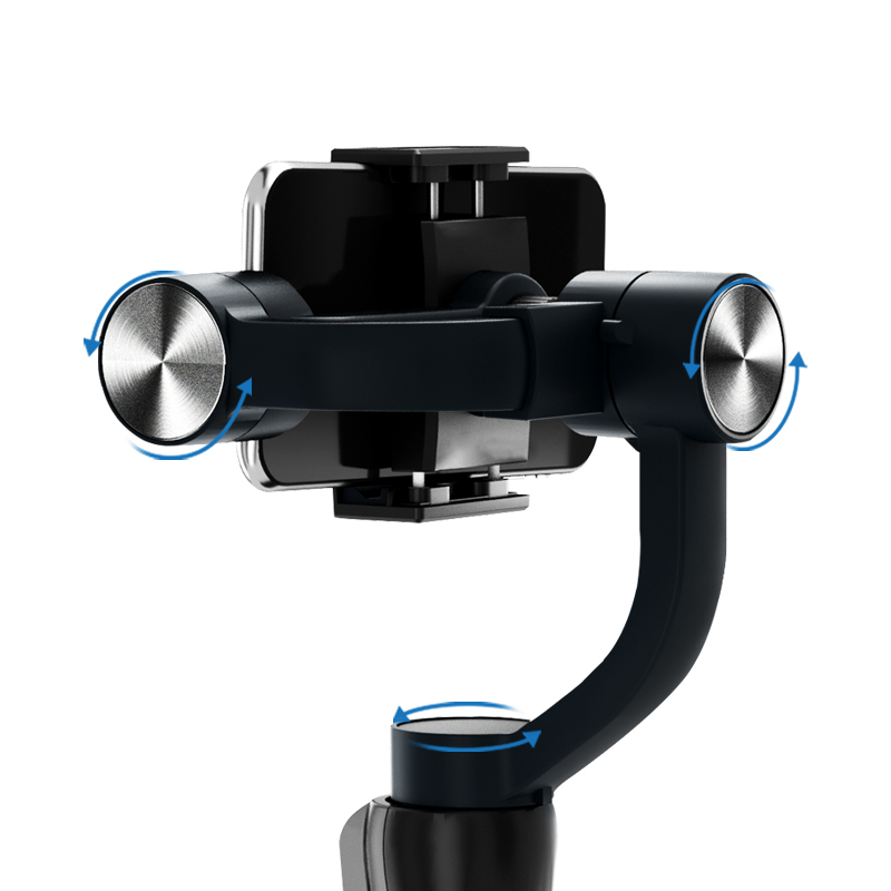 Stabilizator 3-Axis Gimbal Stick S5B, Negru – Performanță Profesională pentru Filmări Fără Tremur [5]