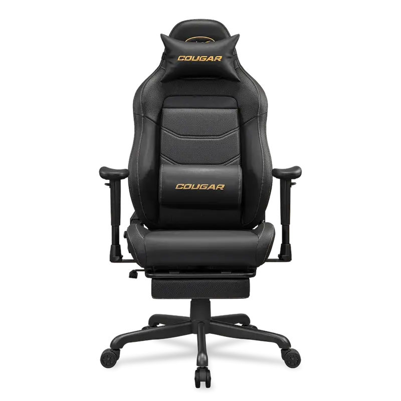 Scaun Gaming Cougar Explore Neo, PVC Piele, Negru | Auriu [1]