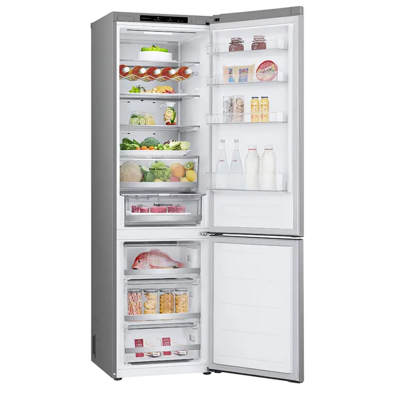 Холодильник LG GBV7280BPY, Нержавеющая сталь [4]