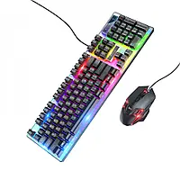 GM18 Luminous – Игровой набор клавиатура + мышь с LED-подсветкой (русская раскладка) [3]
