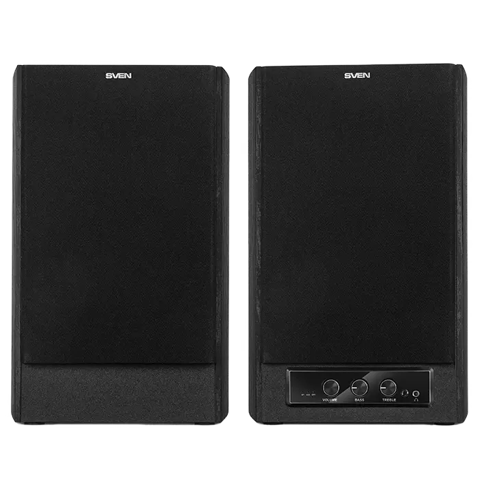 Компьютерные Колонки 2.0 SVEN MC-30 – 200W, Bluetooth, Пульт ДУ, MDF, Черные [2]