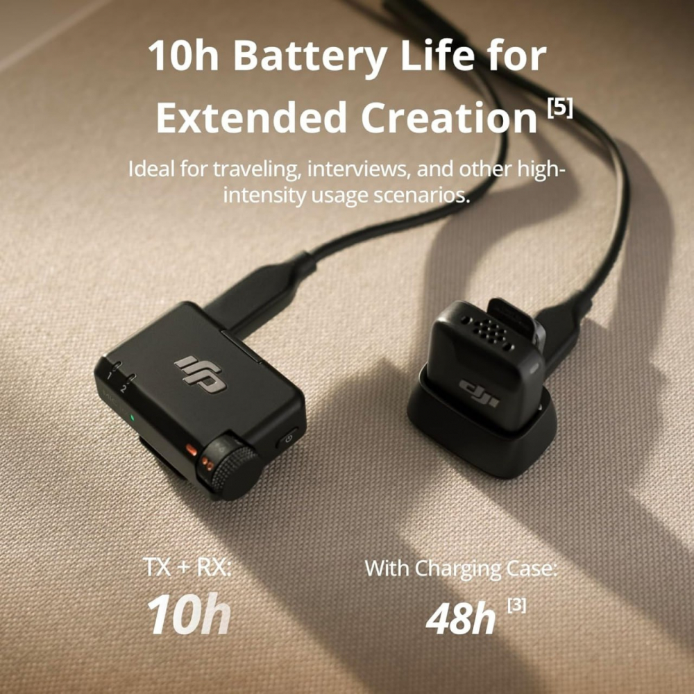 DJI Mic Mini (1 TX + 1 RX) – microfon lavalier wireless compact, cu sunet profesional [4]