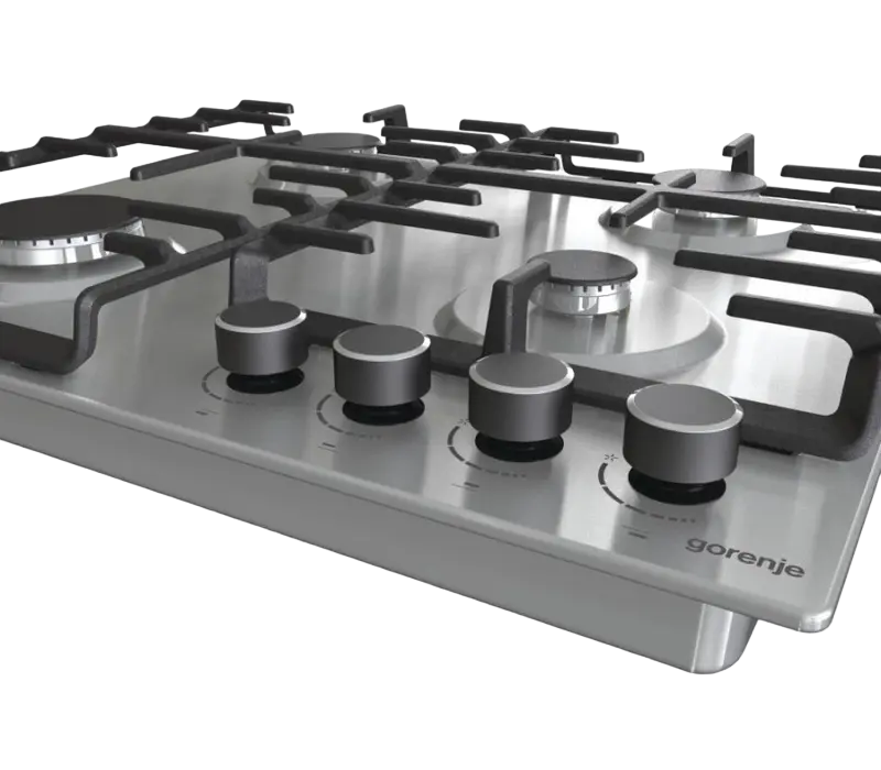 PLITĂ PE GAZ INCORPORABILĂ GORENJE G 642 ABX, INOX CLASIC (FILDEȘ) [2]