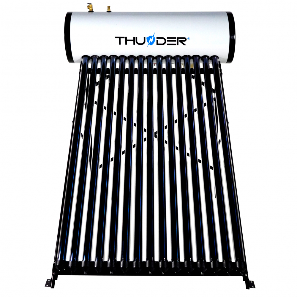 Бесплатная горячая вода круглый год — Солнечный коллектор THUNDER®️ 150L Black [1]