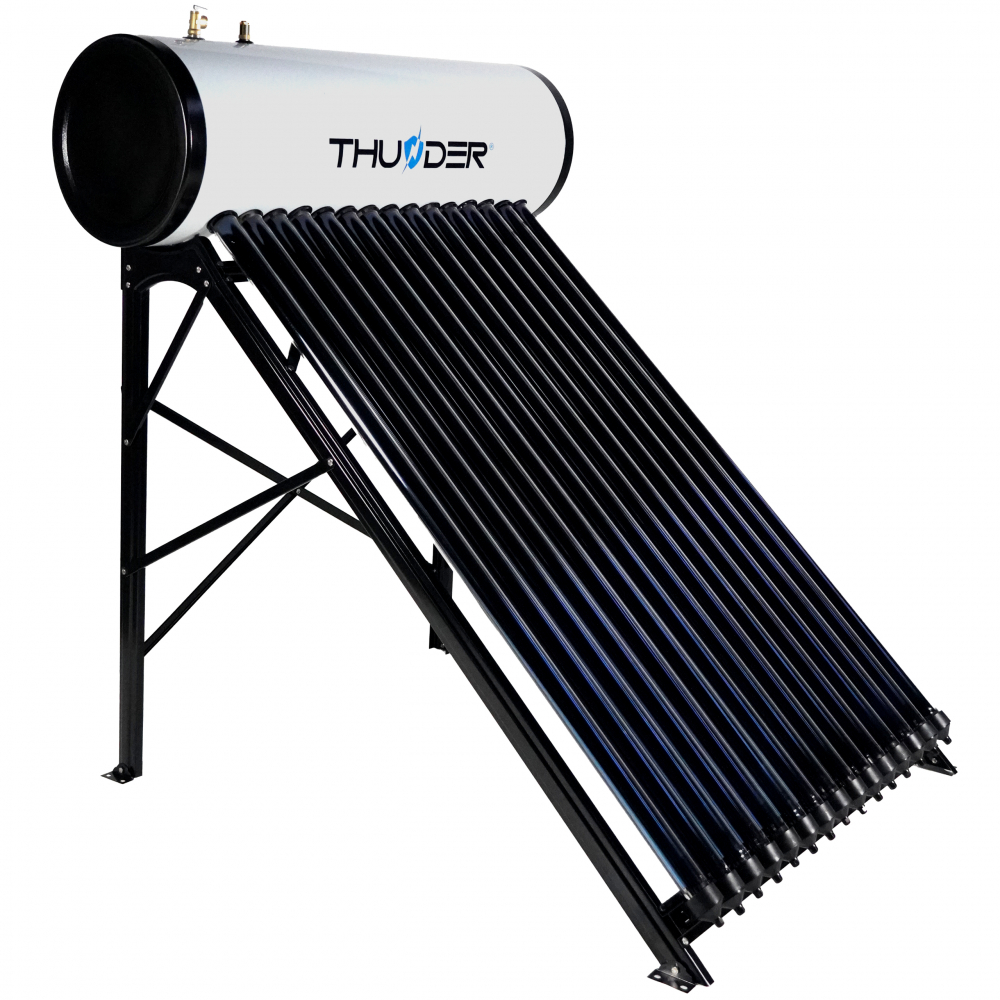 Бесплатная горячая вода круглый год — Солнечный коллектор THUNDER®️ 150L Black [3]