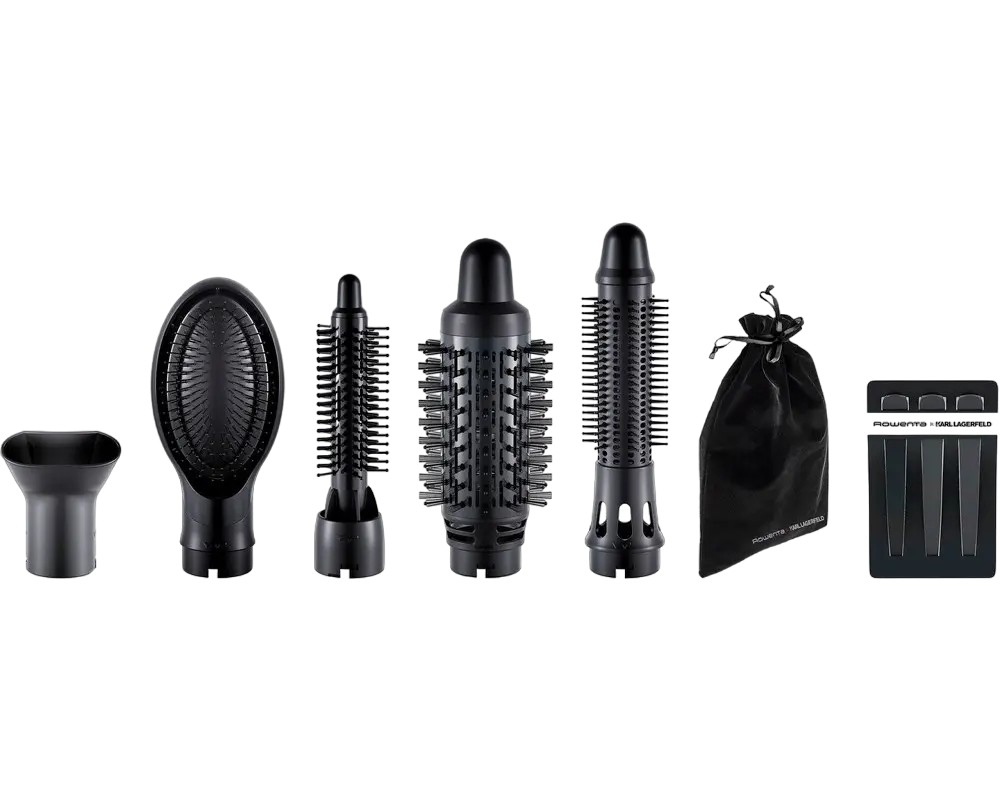 Uscător de păr-perie Rowenta CF635LF0, 800W, Negru [6]