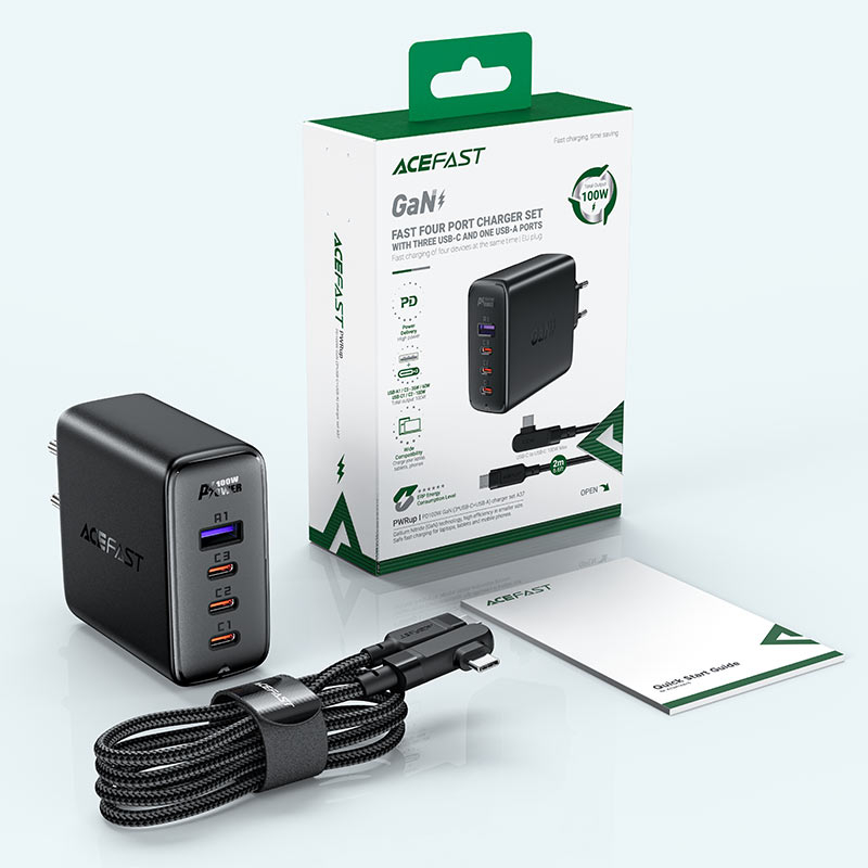 Зарядное устройство A37 PD100W GaN (набор) – Мощность, которую можно взять с собой [6]
