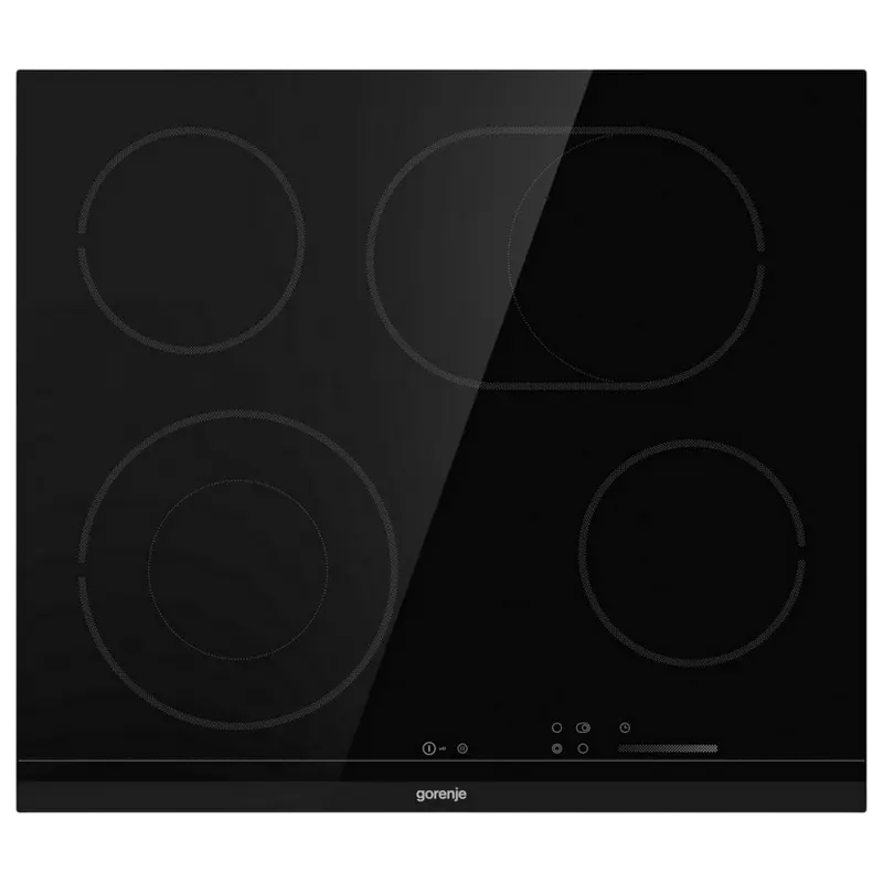 Plită Electrică Incorporabilă Gorenje ECS643BCSC, Vitroceramică Neagră cu Slider Control [1]