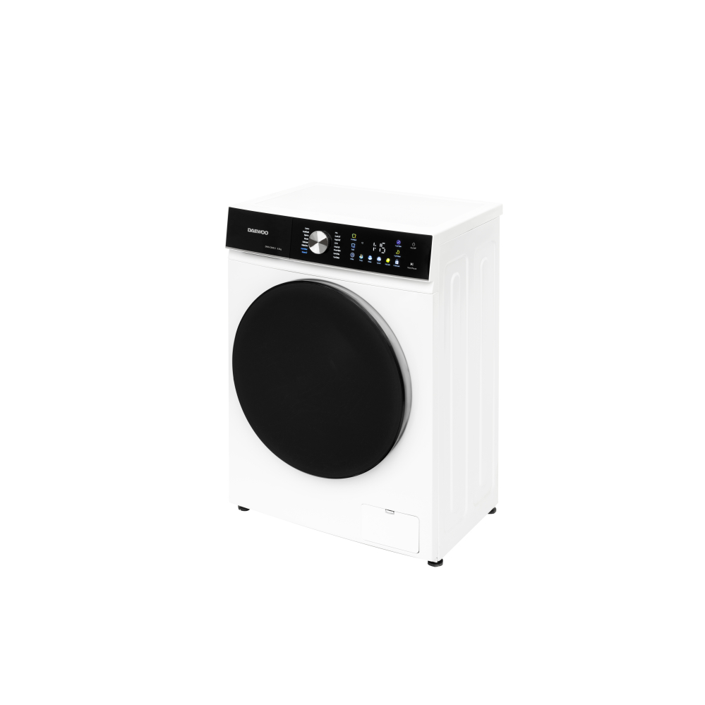 Mașină de spălat rufe Daewoo DWD-CS6012, 6 kg / 1000 rpm, Clasa A, Motor Inverter, Program Abur, 16 Programe, Alb [1]