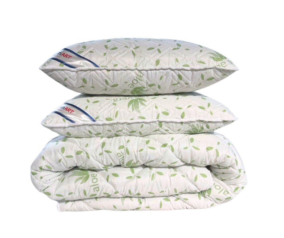Set Plapuma + 2 perne Somnart Aloe Vera 200 x 220 cm [1]