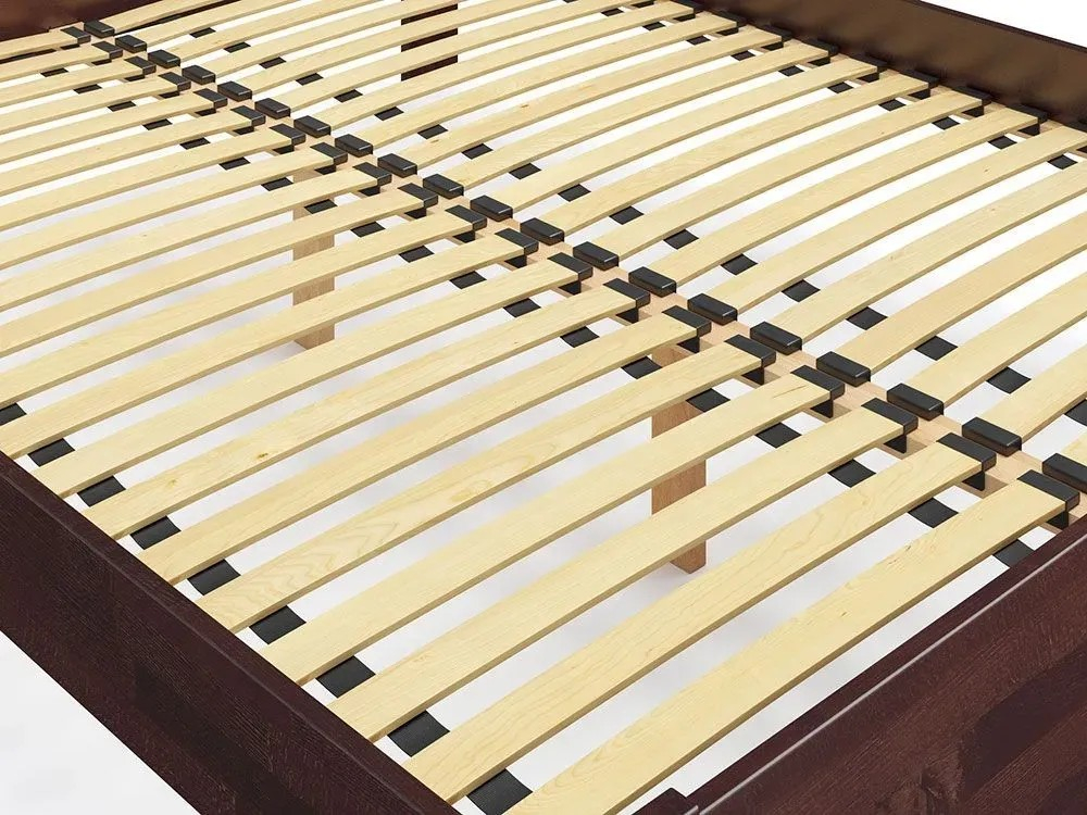 Pat din lemn KLEN Venetia 180 x 200 cm Wenge [2]