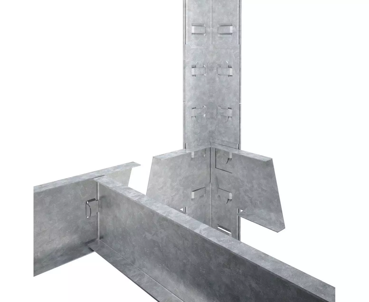 Raft metalic de depozitare Nex Budget 1600x800x400 mm – soluția ideală pentru organizare robustă [6]