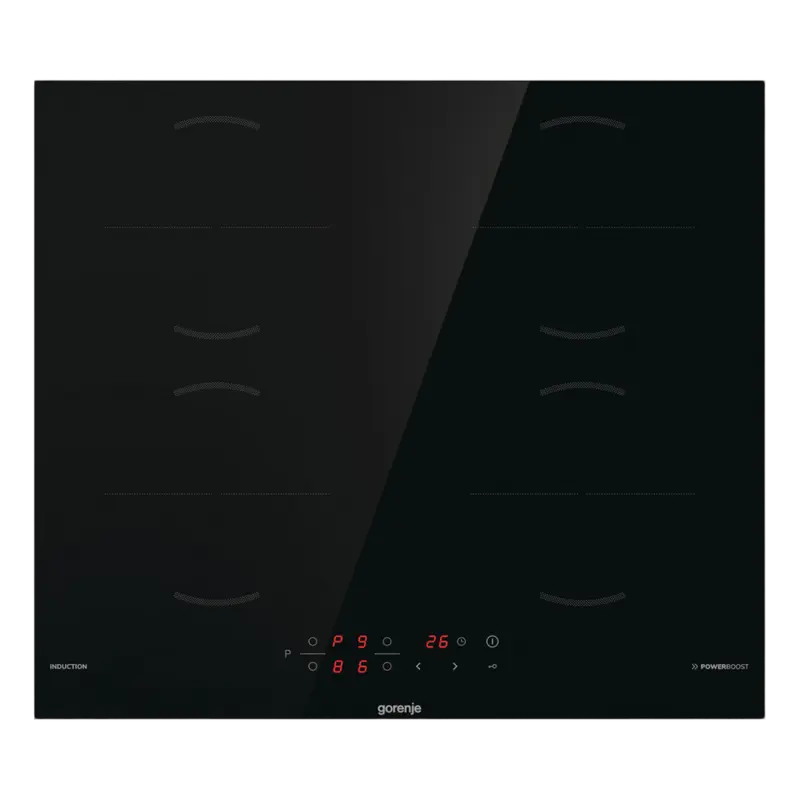 Plită cu Inducție Gorenje GI6401BSCE, Vitroceramică Neagră cu Funcția PowerBoost [1]
