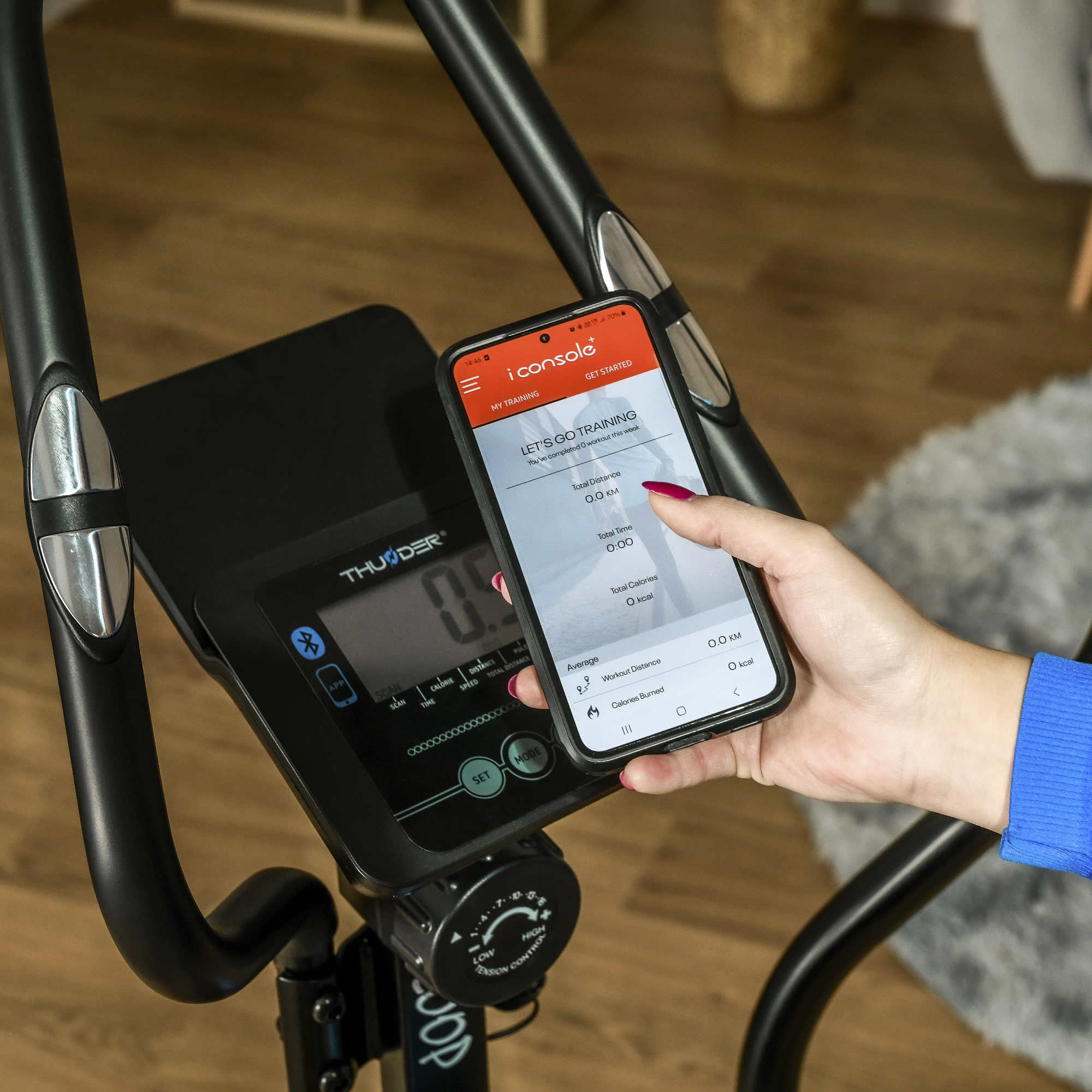 Bicicletă eliptică THUNDER® LOOP – antrenament complet, silențios și inteligent acasă [5]