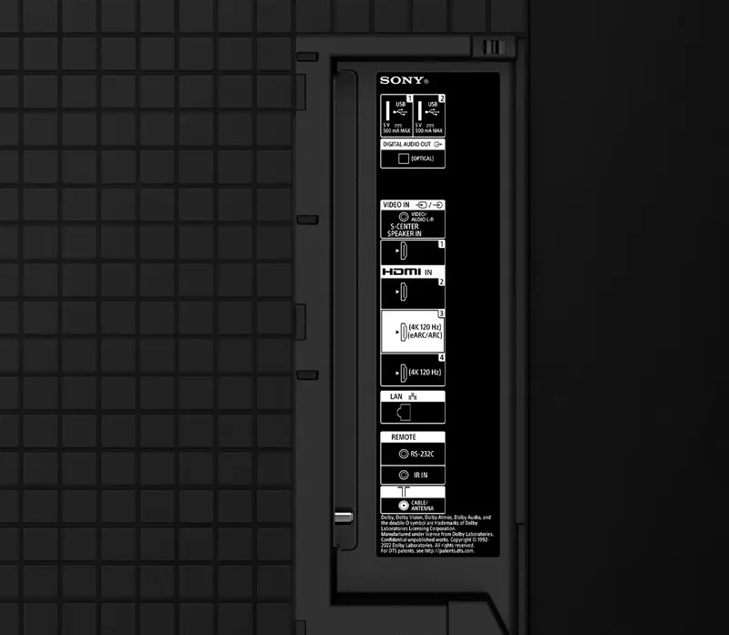 55" OLED SMART TV SONY XR55A80LAEP, 3840x2160 4K UHD, Android TV, Черный [5]