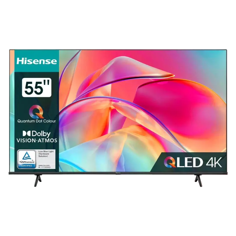 55" QLED SMART TV Hisense 55E7KQ 4K UHD VIDAA U6.0 Черный [1]