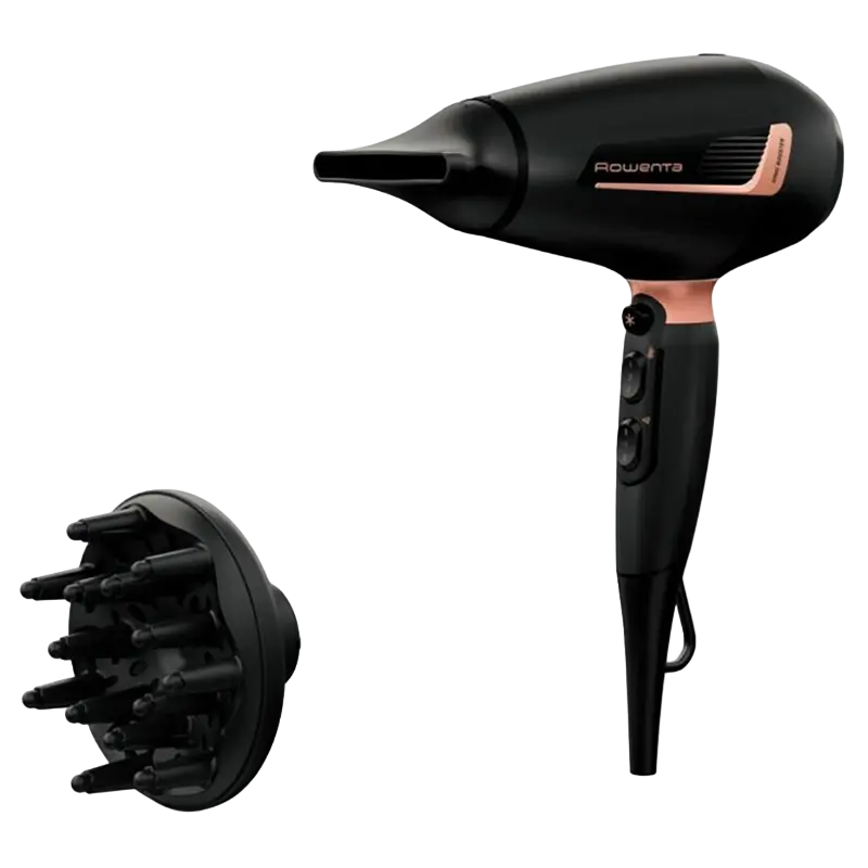 Uscător de păr Rowenta Pro Expert CV8830F0, 2200 W, Negru [2]