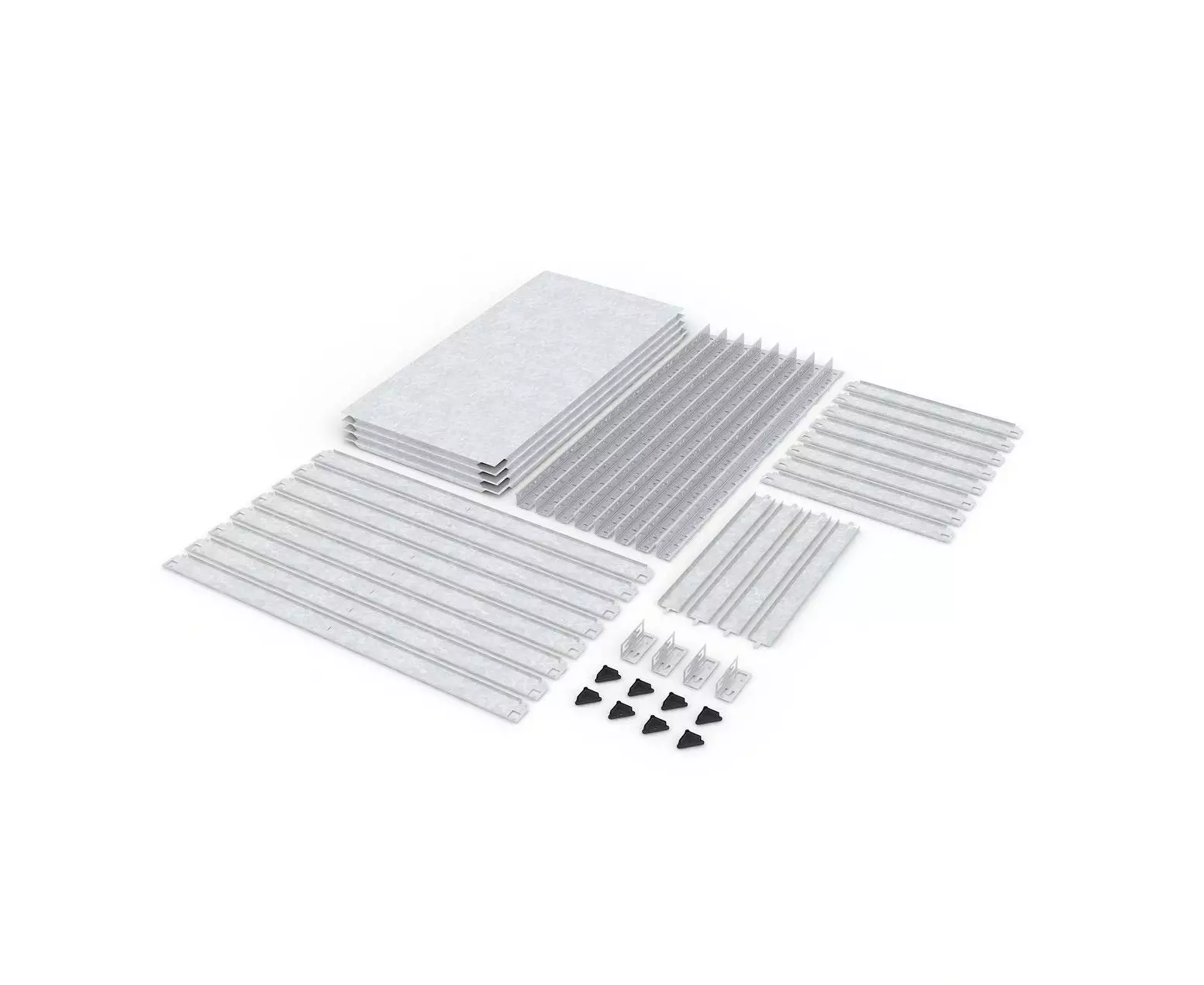 Raft metalic de depozitare Nex Budget 1600x800x400 mm – soluția ideală pentru organizare robustă [3]