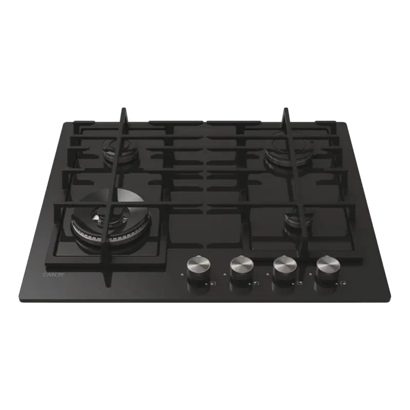 Встраиваемая Газовая Варочная Панель Candy CVFG6BF4PX, Закаленное Стекло с Рамкой Из Нержавеющей Стали [2]