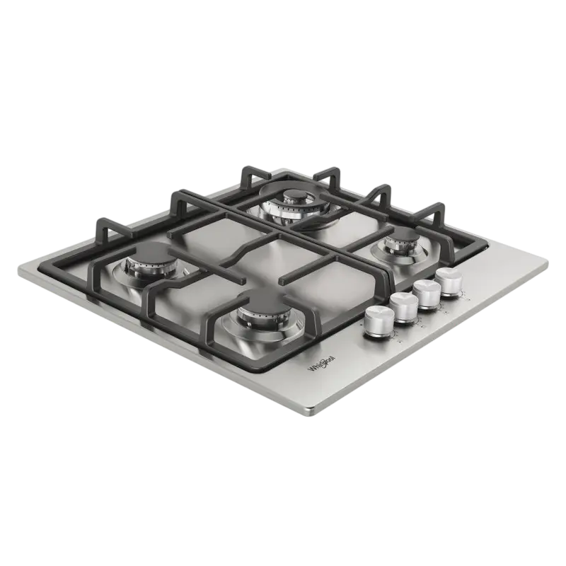 Plită pe Gaz Incorporabilă Whirlpool TKRL 661 IX, Inox cu 9 Niveluri de Putere [2]