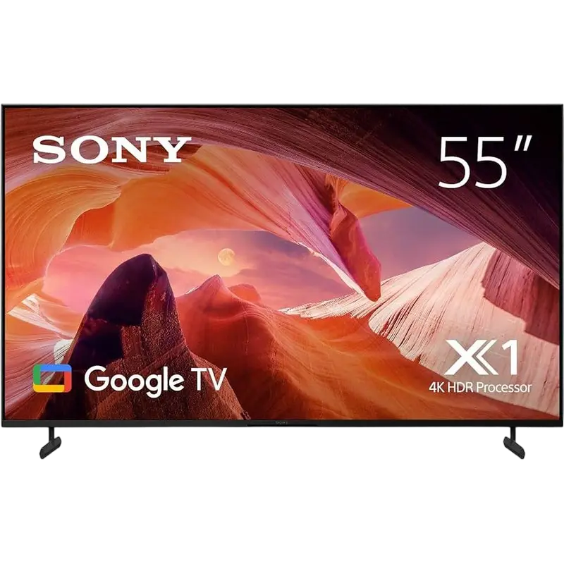 55" LED SMART TV SONY KD55X80LAEP, 3840x2160 4K UHD, Google TV, Черный [1]