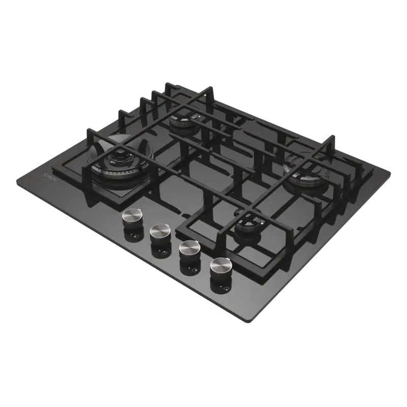 Встраиваемая Газовая Варочная Панель Candy CVFG6BF4PX, Закаленное Стекло с Рамкой Из Нержавеющей Стали [3]