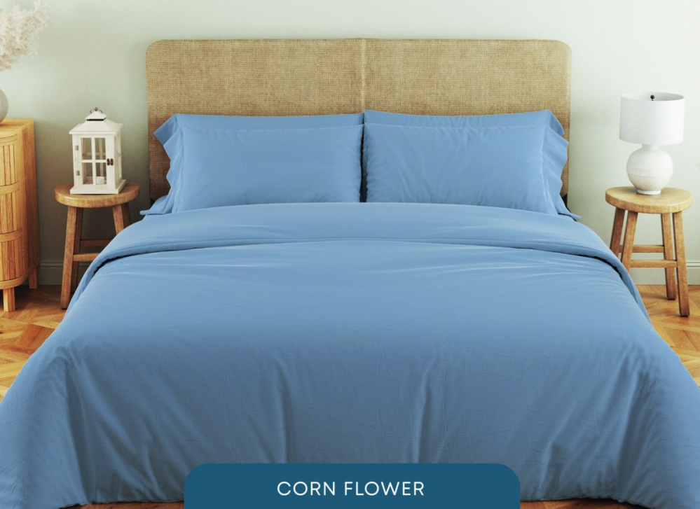 Комплект постельного белья Relaxe Home Soft Dreams 200 x 220 см Corn Flower [1]