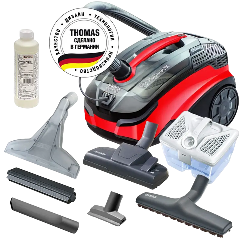 Aspirator Thomas Wave XT Aqua-Box, Negru | Roșu [6]