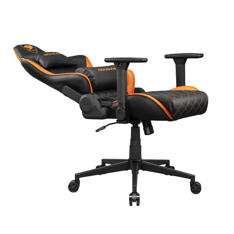 Scaun Gaming Cougar Armor One V2, PVC Piele, Negru | Portocaliu [2]