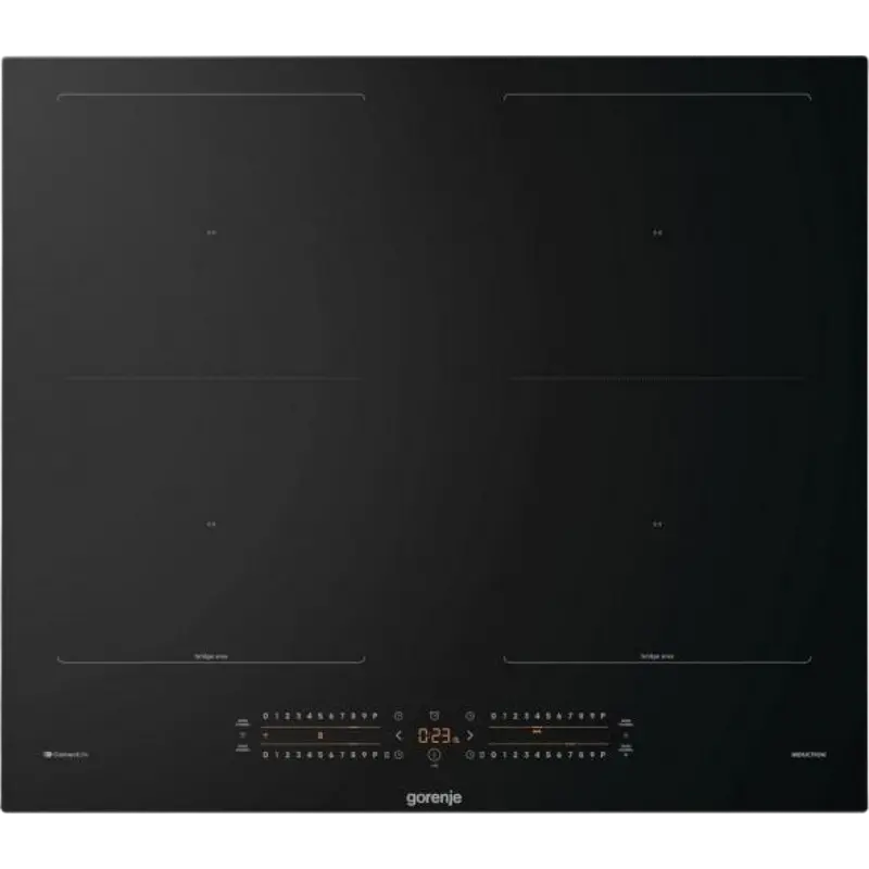 Plită cu Inducție Gorenje GI6442BSCWF, Vitroceramică Neagră cu Funcția Bridge, Menținere Caldă și 9 Niveluri de Putere [1]