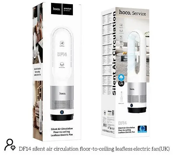 Ventilator fără elice DF14 Silent Air Circulation – Putere Silențioasă și Design Modern (EU) [5]