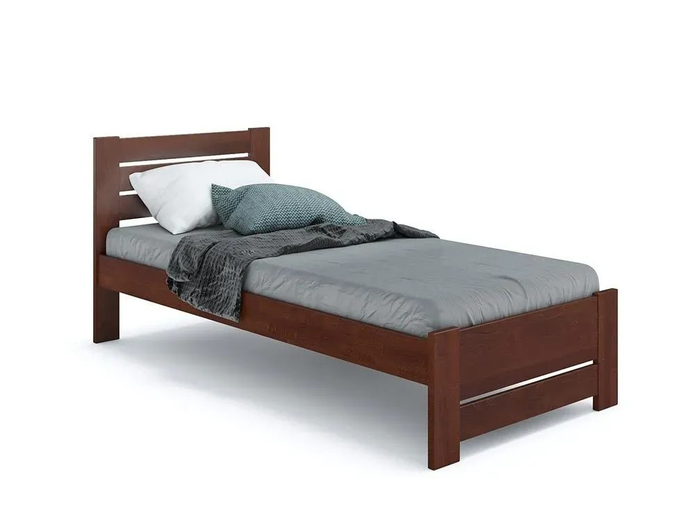 Кровать из дерева KLEN Karoline 90 x 200 см Орех [1]
