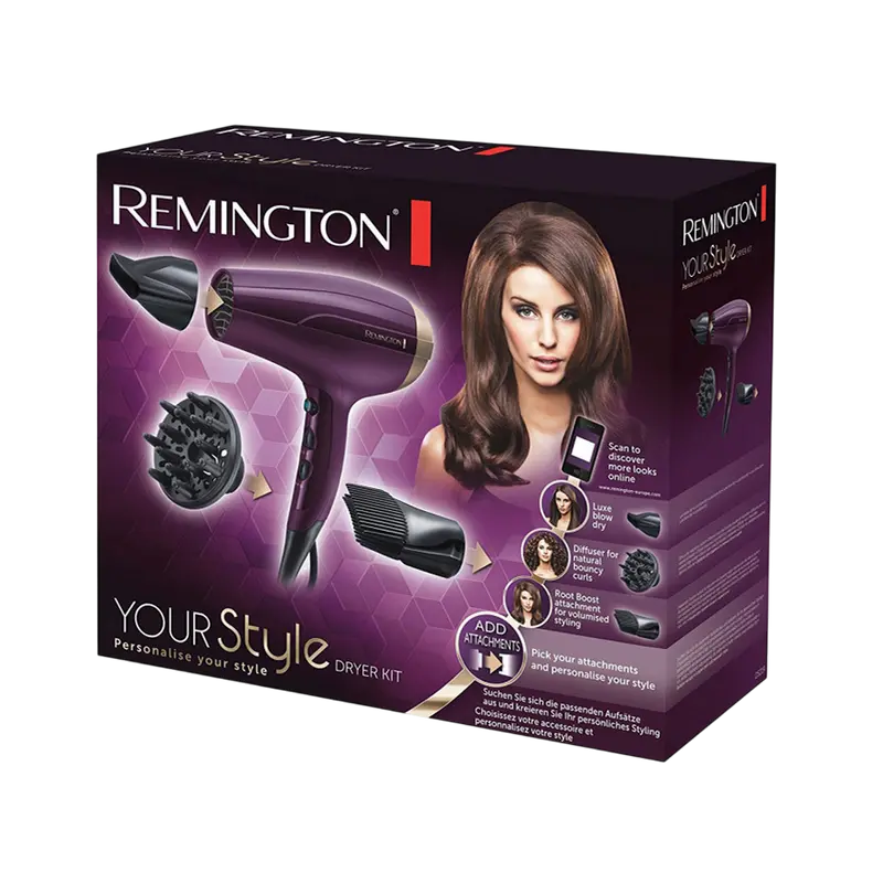 Фен Remington Your Style HD130, 2300W, Фиолетовый [5]