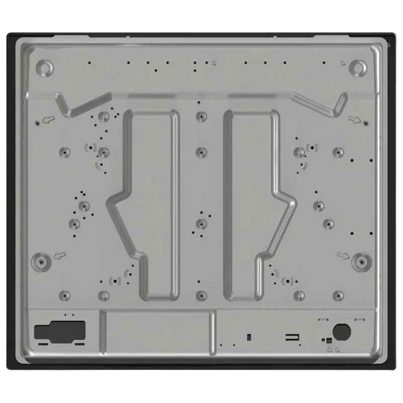 Plită pe Gaz Incorporabilă Gorenje GW 642 SYB, Inox Negru cu Arzător WOK [3]