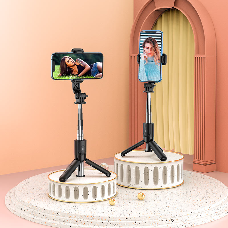 K17 Figure – Suport mini portabil pentru live streaming, fotografie și selfie-uri, cu Bluetooth și design ultra-compact [4]